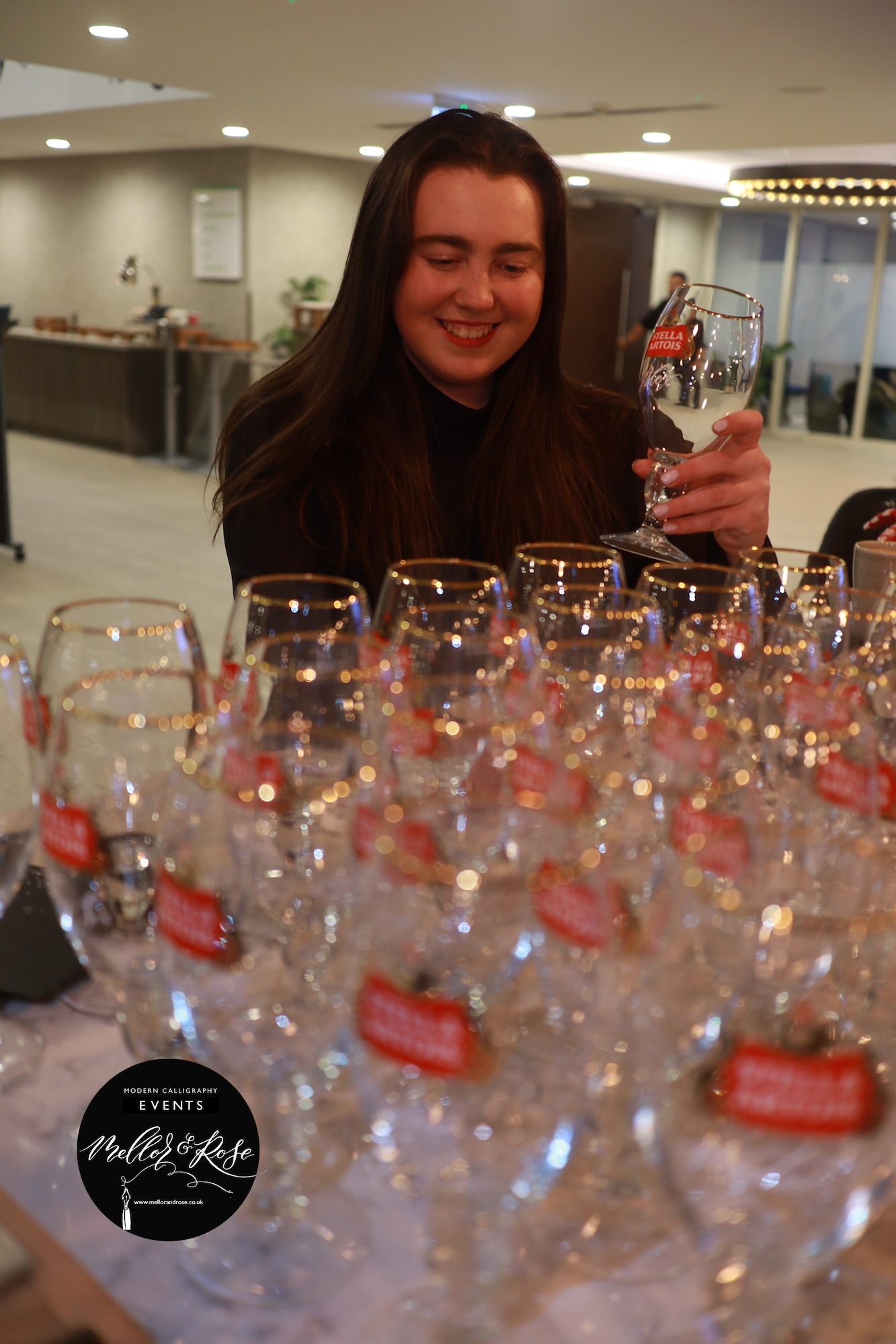 Polly Mellor Calligraphy Live Personalisation Stella Artois Budweiser Manchester Polly Mellor Calligraphy Live Personalisation Stella Artois Budweiser Manchester
