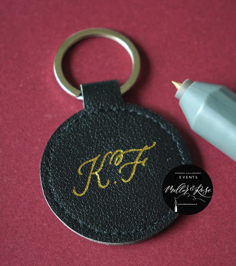 Mellor & Rose Hot Foiling Calligraphy Personalisation